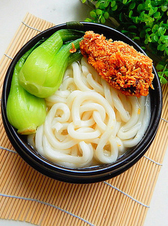 Rapeseed Ribs Soup Udon Noodles recipe