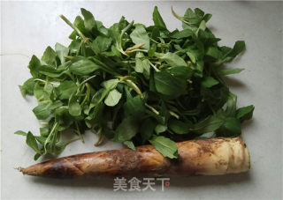 "spring Food Wild Vegetables" Ma Lan Tou Mixed Bamboo Shoots recipe