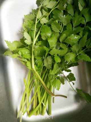 #春食野菜香# Stir-fried Shredded Pork with Wild Celery recipe