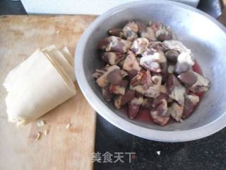 Chicken Heart Braised Dry Tofu recipe