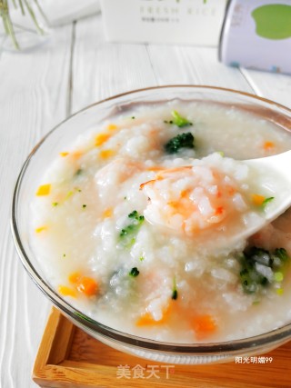 Vegetable Shrimp Congee recipe