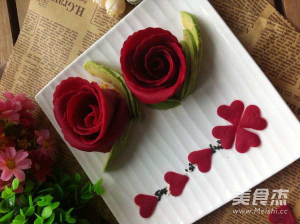 Red Rose Crepes recipe