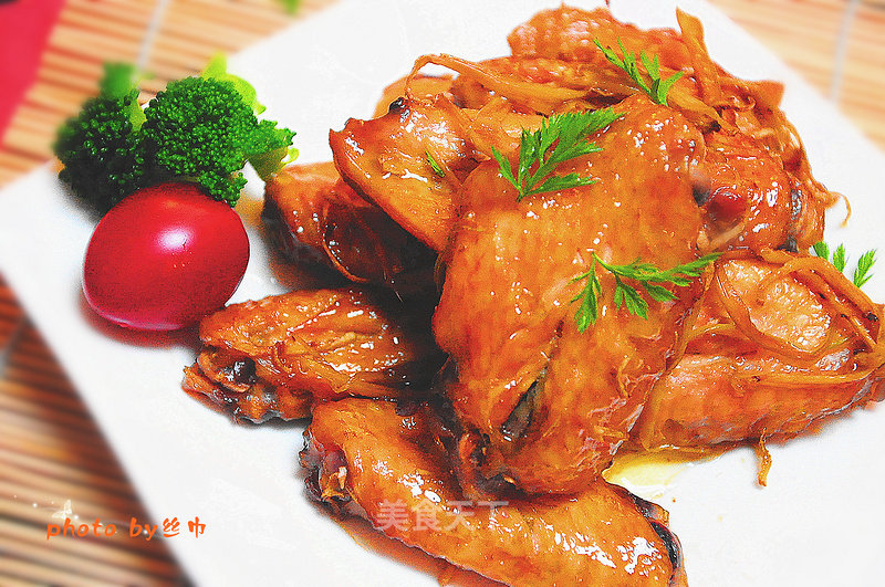 #新农健康餐厅#---ginger and Honey Chicken Wings recipe