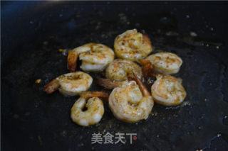 [french Bread with Apple and Black Pepper Shrimp] recipe