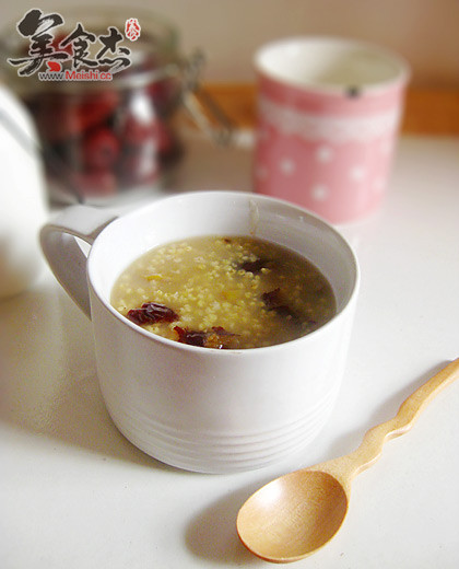 Chestnuts, Red Dates and Millet Porridge recipe