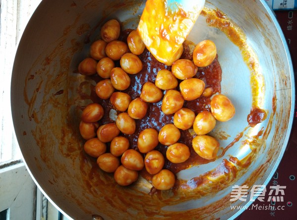 Korean Style Quail Eggs recipe