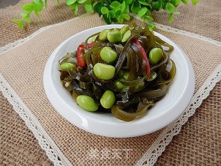 Edamame Mixed with Kelp Shreds recipe