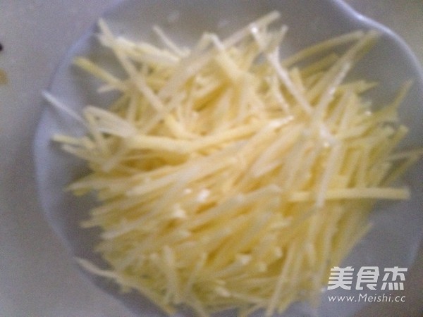 Hot and Sour Potato Shreds recipe