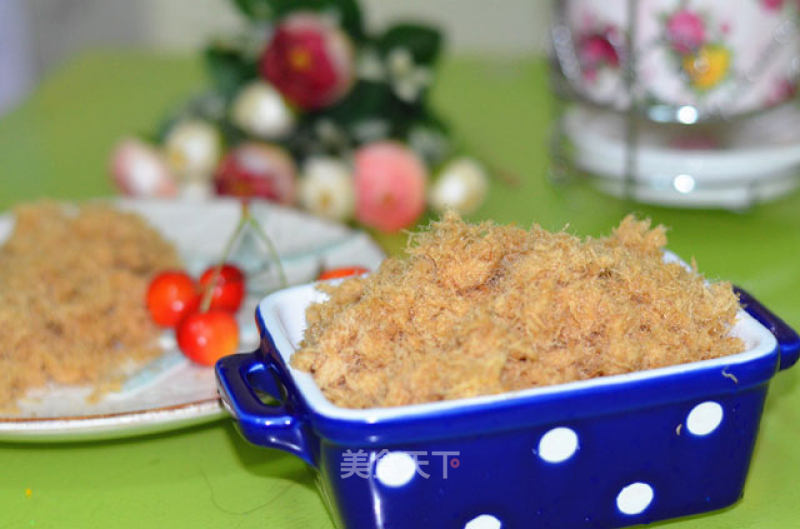 Fluffy and Fragrant Homemade Pork Floss recipe