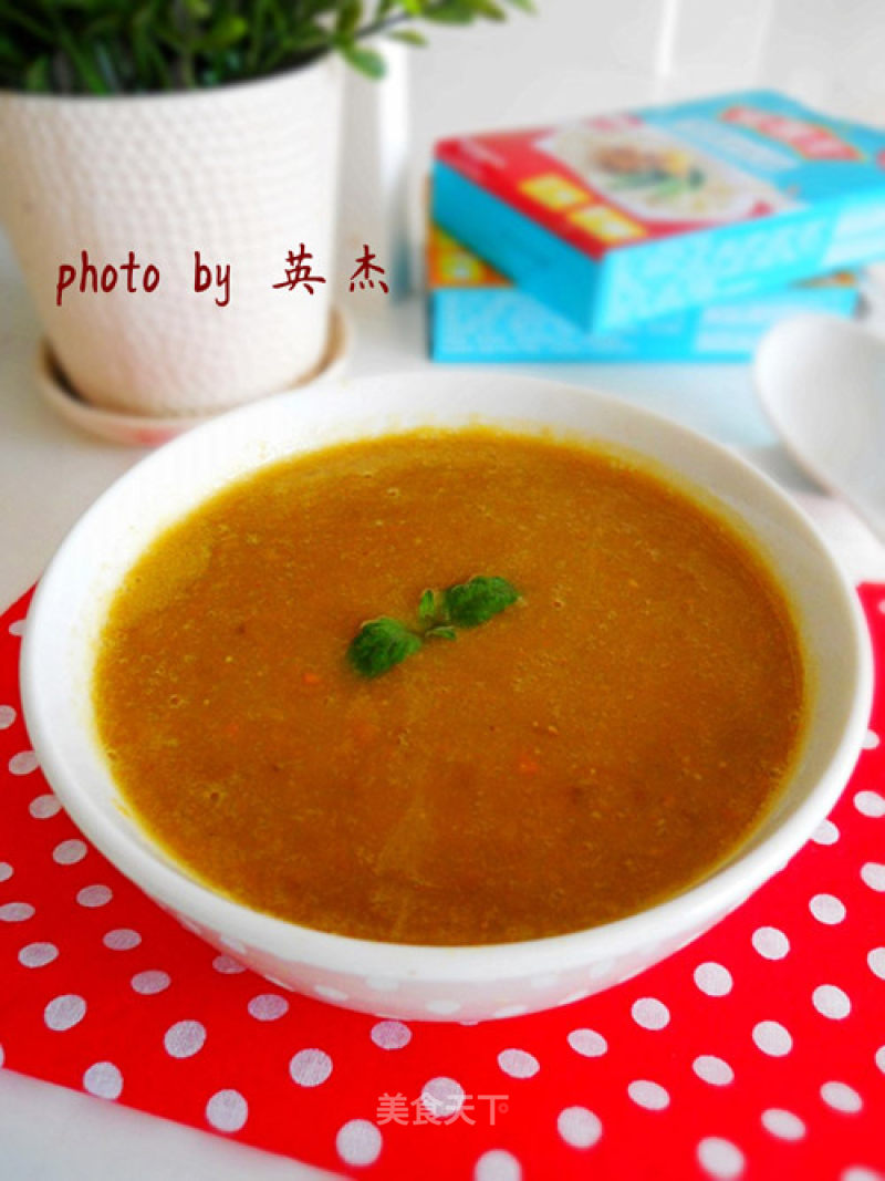 Pumpkin Mung Bean Soup recipe