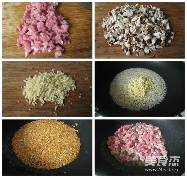 The More Fragrant Mushroom Meat Sauce You Eat recipe