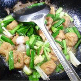 Stir-fried Tofu with Garlic recipe