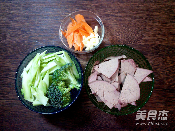 Stir-fried Pork Liver with Broccoli recipe