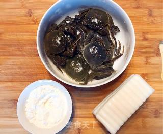 Fried Rice Cake with Hairy Crab recipe