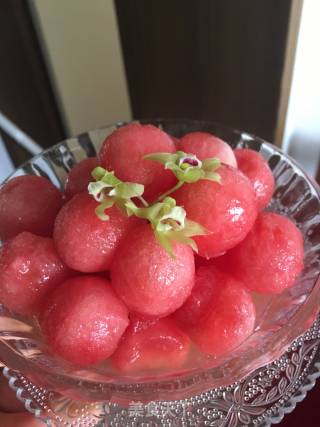 Lemon Honey Icy Watermelon Ball recipe