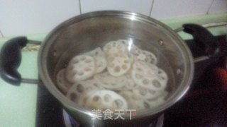 Orange Juice Lotus Root Slices recipe
