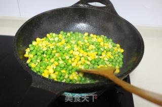 Fried Pea Corn Kernels recipe