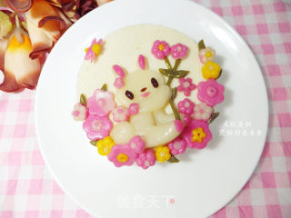 Everyone Loves Super Cute and Beautiful ---- Rabbit Rice Cake Cake recipe