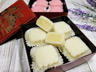 Mung Bean Paste Snowy Mooncake recipe