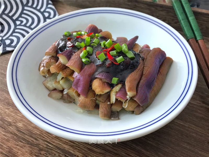 Steamed Eggplant with Sauce recipe