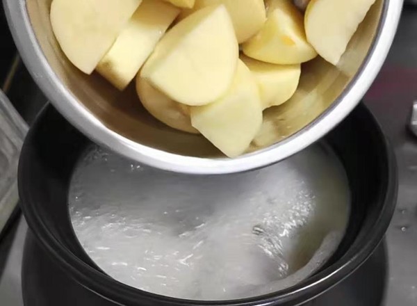 Potato and Yam Chicken Soup recipe