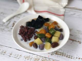 Potato Color Taro Balls recipe