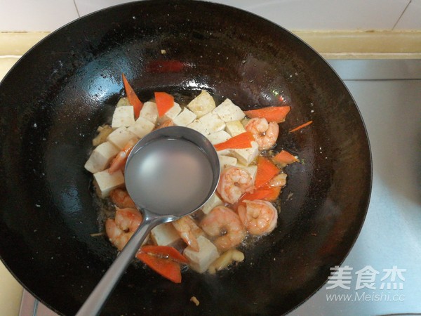 Tofu Braised Shrimp recipe