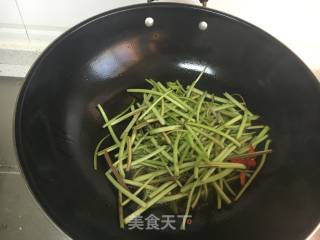 Vegetarian Fried Purple Potato Vine recipe