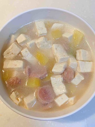 Meatball Tofu Soup recipe