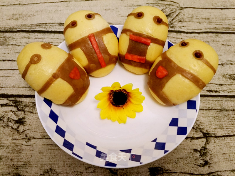 #trust之美#xiaohuangren Sweet Potato Buns recipe