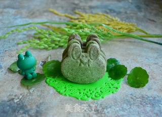 Spinach Frog Biscuits recipe