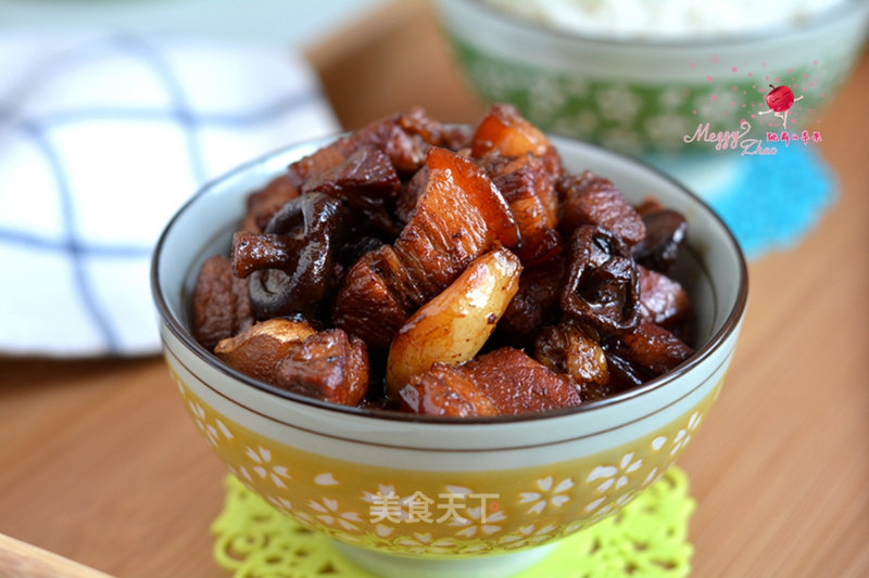 Braised Pork with Mushrooms recipe