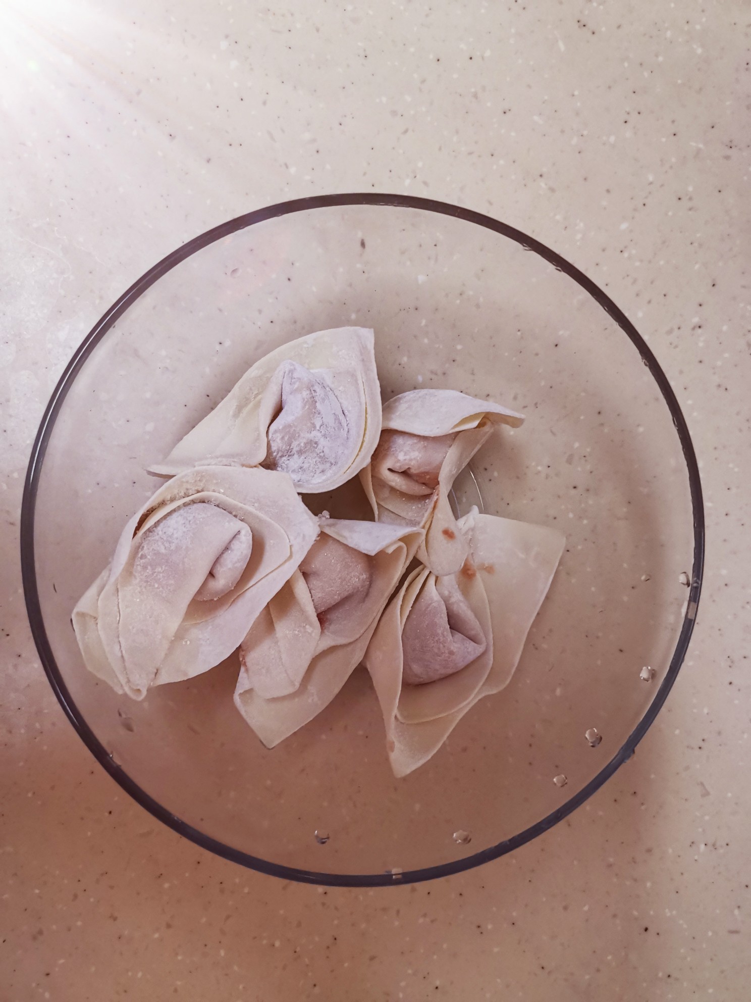 Microwave-cooked Wontons recipe