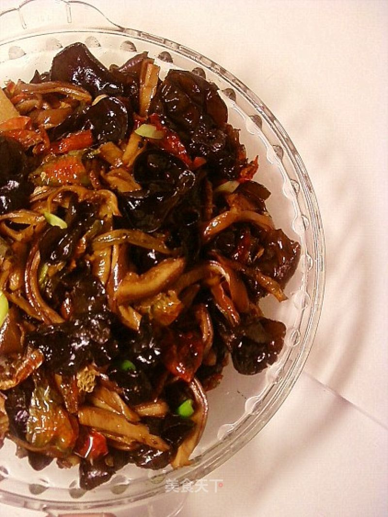 Stir-fried Tripe with Fungus recipe