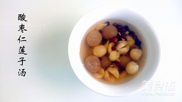 Suanzaoren Lotus Seed Soup recipe