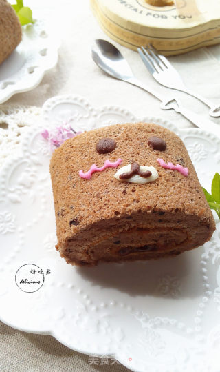 # Fourth Baking Contest and is Love to Eat Festival# Little Bear Cake Roll recipe