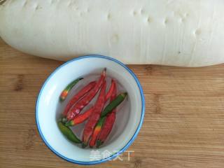 Pickled Pepper Crisp and Cool White Carrot recipe