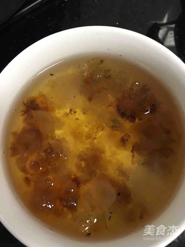 Tremella, Peach Gum, Soap Japonica, Rice and Wolfberry Syrup recipe