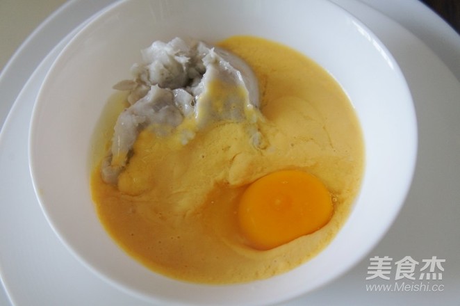 Taro Mango Omelette recipe