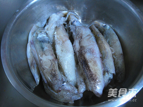 Pen Tube Fish Stewed with Cabbage Tofu recipe