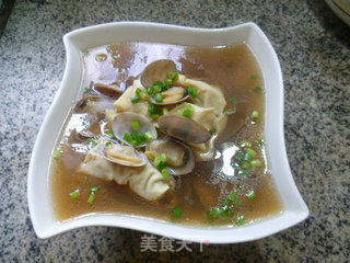 Clam Soup with Noodle Knot recipe