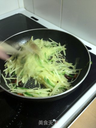 Spicy Potato Shreds recipe