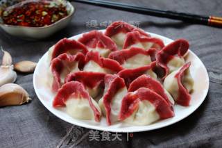 Prosperous, Happy Events Again and Again-lotus Vegetable Red Skirt Dumplings recipe