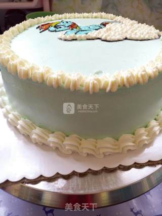 #aca烤明星大赛#little Horse Birthday Cake recipe