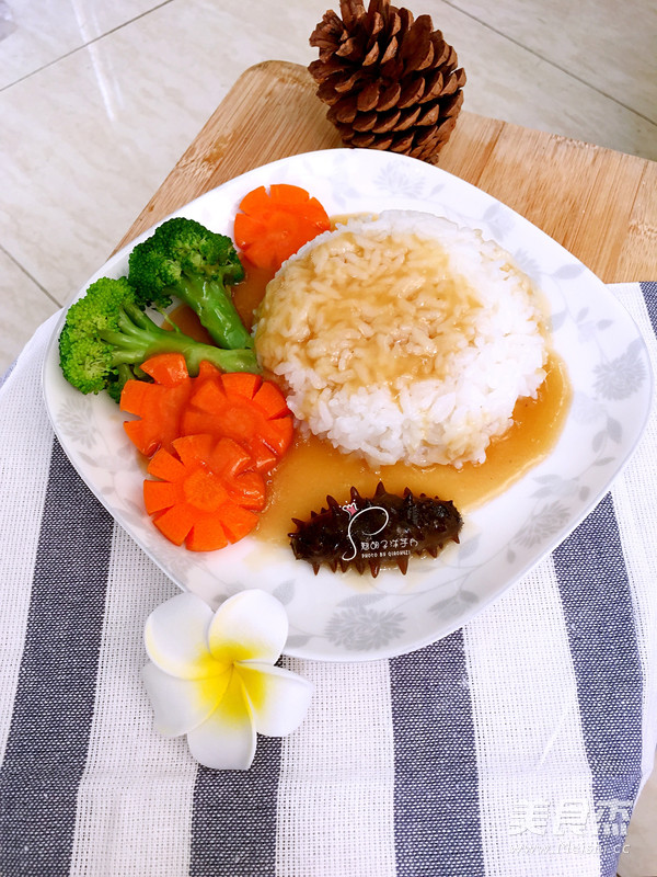 Sea Cucumber Rice recipe