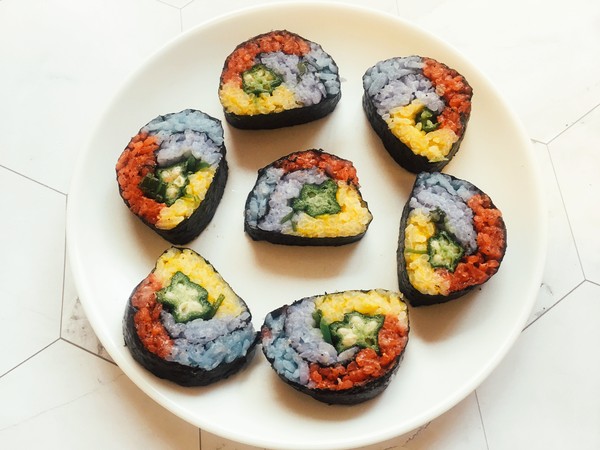 Rainbow Sushi Roll recipe