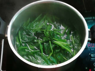 Spinach with Yuba recipe