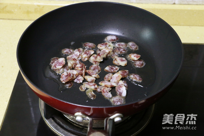 Fried Rice with Dried Mushrooms recipe