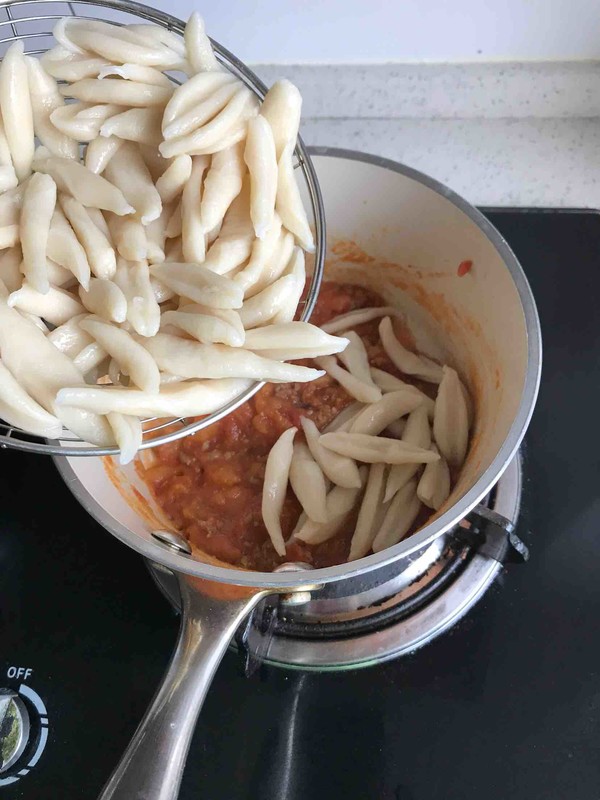 Tomato Minced Pork Gnocchi recipe