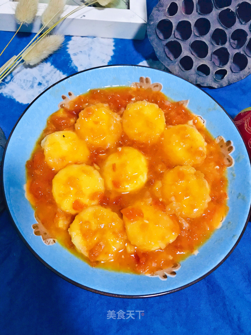 Japanese Tofu with Tomato Sauce recipe